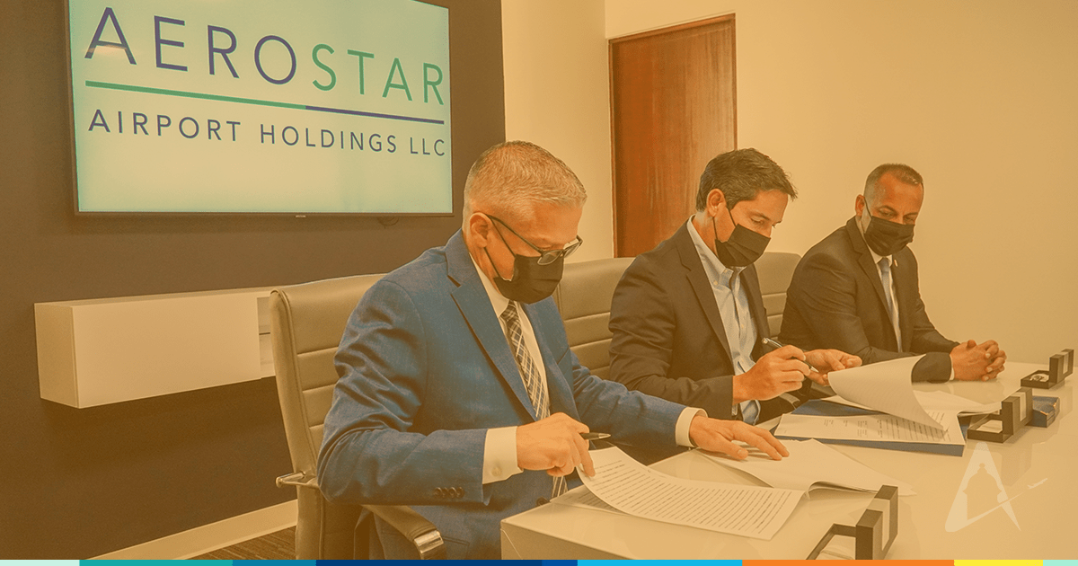 Aerostar signs an agreement with the Puerto Rico Police Bureau to reinforce security at the SJU Airport